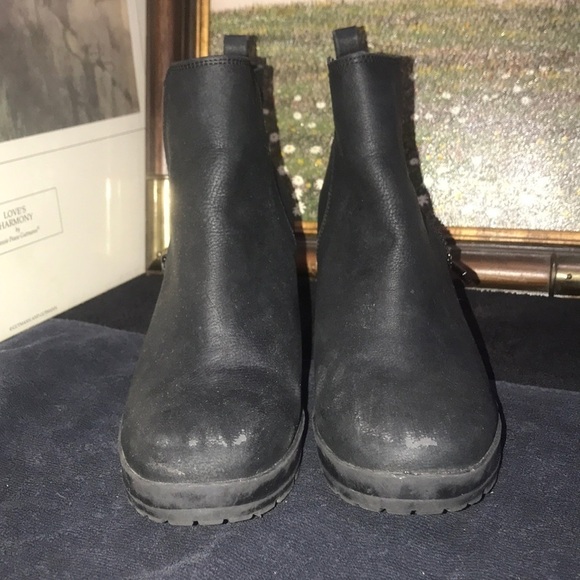 MIX No. 6 Weinbaum Platform Bootie Black Zip-up - Picture 2 of 11